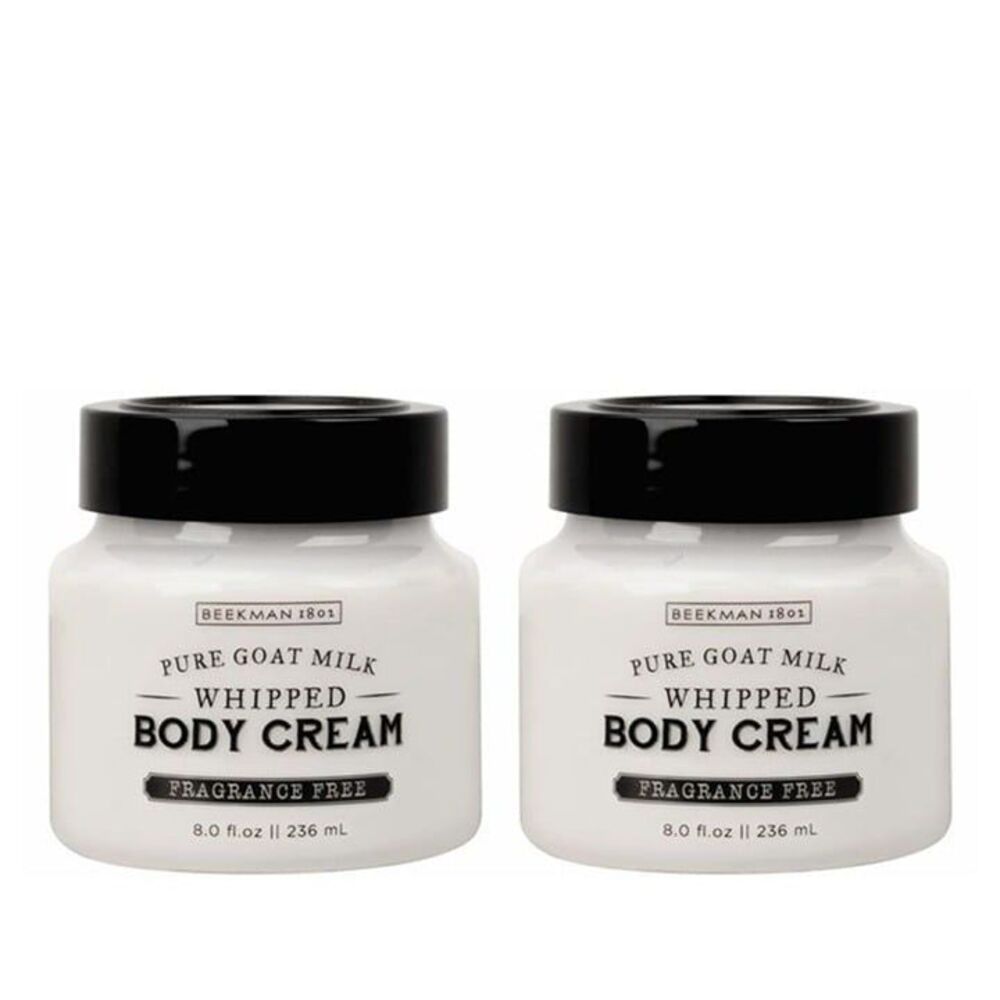 Beekman 1802 Pure Goat Milk Whipped Body Cream Fragrance Free 8 oz.